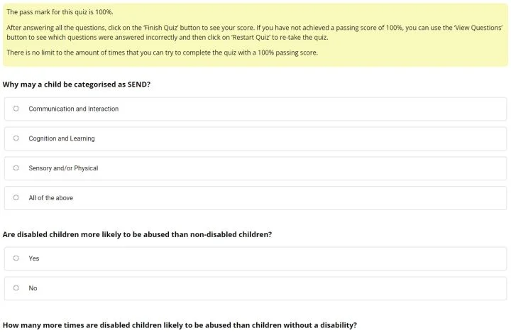 Safeguarding Children with SEND