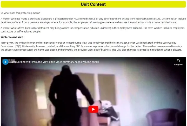 What is Whistleblowing