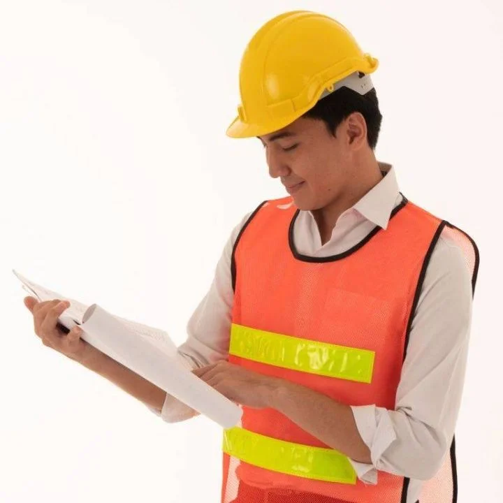 Safeguarding adults in practice - safety officer wearing hard hat